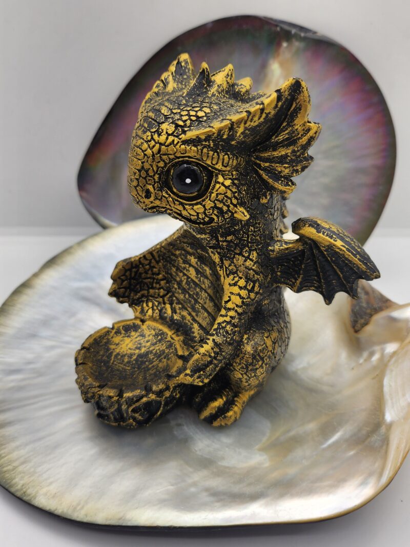 1 Dragon support boule, œuf, galet