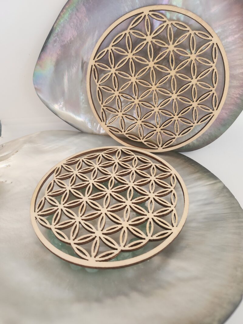 1 Fleur de Vie Bois, diamètre 10cm